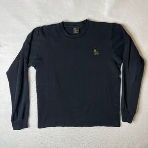 OVO October Very Own Owl Logo Black‎ Long Sleeve T Shirt Mens Medium Made Canada